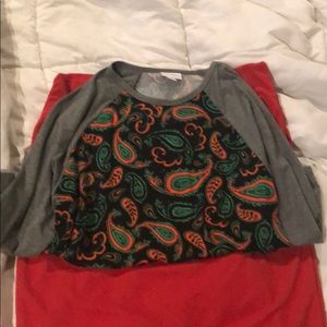 Lularoe outfit. 2xl cassie and xl randy
